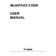 CANON MULTIPASS C3500 Manual de Usuario