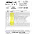 HITACHI P55H4011 Manual de Servicio