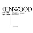 KENWOOD KRC-265 Manual de Usuario