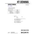 SONY HTDDW665 Manual de Servicio