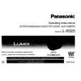 PANASONIC LX025 Manual de Usuario