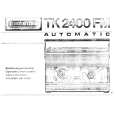 GRUNDIG TK2400FM Manual de Usuario