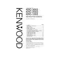 KENWOOD KRC-1003 Manual de Usuario