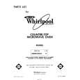 WHIRLPOOL MW8520XL9 Catálogo de piezas