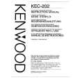 KENWOOD KEC202 Manual de Usuario