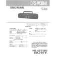SONY CFSW304L Manual de Servicio