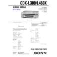 SONY CDXL460X Manual de Servicio