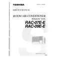TOSHIBA RAC-07E-E Manual de Servicio