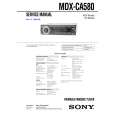 SONY MDXCA580 Manual de Servicio