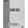 YAMAHA CBX-D3 Manual de Usuario