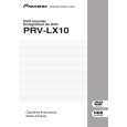 PIONEER PRV-LX10/WYV/RB Manual de Usuario