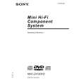 SONY MHC-ZX70DVD Manual de Usuario