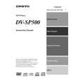 ONKYO DVSP500 Manual de Usuario