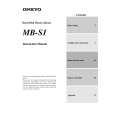 ONKYO MB-S1 Manual de Servicio