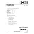 SONY SHC-S3 Manual de Servicio