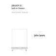 JOHN LEWIS JLBIUCF01 Manual de Usuario