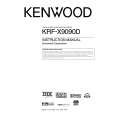 KENWOOD KRF-X9090D Manual de Usuario