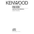 KENWOOD HM-636 Manual de Usuario