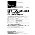 PIONEER CT-W650R-S Manual de Servicio