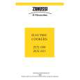 ZANUSSI ZCE650BK Manual de Usuario