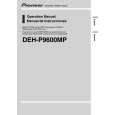 PIONEER DEH-P9600MP/X1B/EW Manual de Usuario