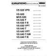 GRUNDIG VS640 VPT Manual de Servicio