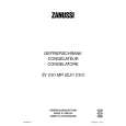ZANUSSI ZV 230 MR Manual de Usuario