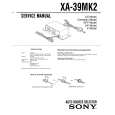 SONY XA39MK2 Manual de Servicio