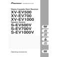 PIONEER XV-EV700/DDRXJ Manual de Usuario