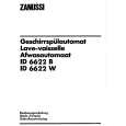 ZANUSSI ID6622W Manual de Usuario