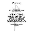 PIONEER VSX-D509S/BXJI Manual de Usuario