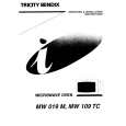 TRICITY BENDIX MW019M Manual de Usuario