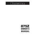 BRYSTON 875Z Manual de Usuario