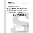 TOSHIBA SDV392SU2 Manual de Servicio
