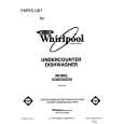 WHIRLPOOL DU8550XX0 Catálogo de piezas