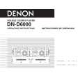 DENON DN-D6000 Manual de Usuario