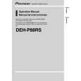PIONEER DEH-P88RS Manual de Usuario