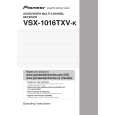 PIONEER VSX-1016TXV-K/KUXJ Manual de Usuario