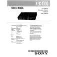 SONY XEC1000 Manual de Servicio