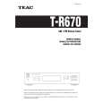 TEAC TR670 Manual de Usuario