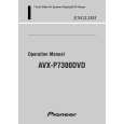 PIONEER AVX-P7300DVD/UC Manual de Usuario