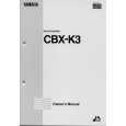 YAMAHA CBX-K3 Manual de Usuario