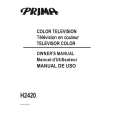 PRIMA H2420 Manual de Usuario
