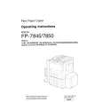 PANASONIC FP7850 Manual de Usuario