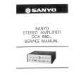 SANYO DCA 650 SEV Manual de Servicio