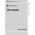 PIONEER DEH-2950MP/XN/ES1 Manual de Usuario