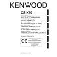 KENWOOD CS-X70 Manual de Usuario