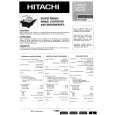 HITACHI CP2893TAN Manual de Usuario