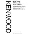 KENWOOD KR-A46 Manual de Usuario