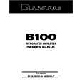 BRYSTON B100-DA Manual de Usuario